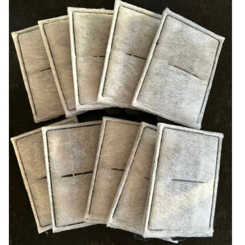HiTauing 10 Pack Filter Cartridges Compatible with Top Fin PF20 PF30 PF40 & PF75